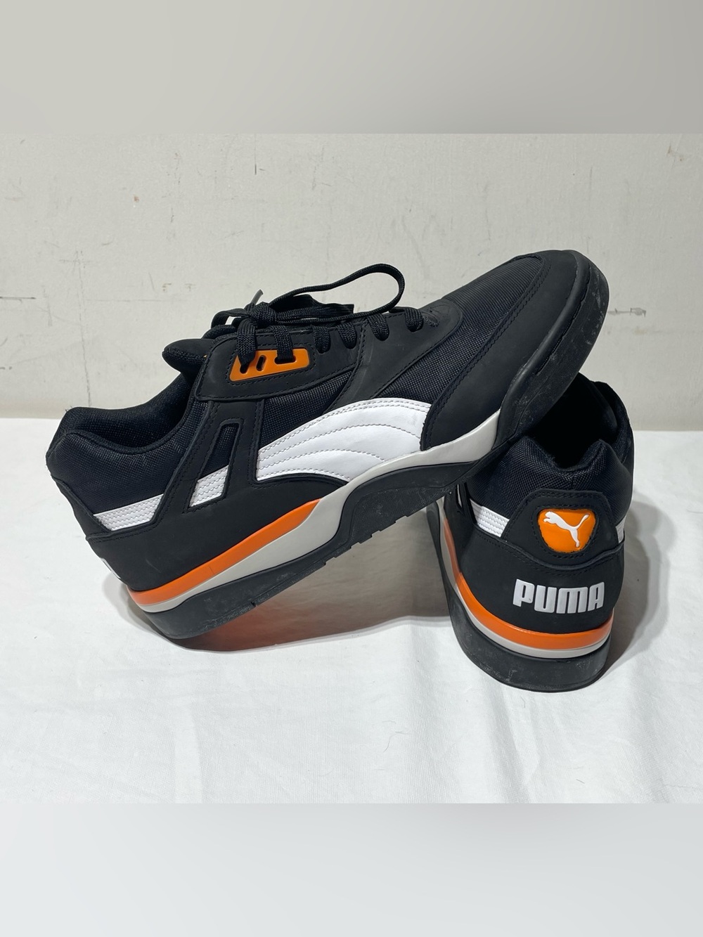 Puma Palace Guard Bad Boys Shoes Mens 13 Black Orange 370412-01 2019